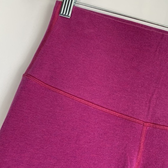 Lululemon Wunder Under Crop II Cotton (Roll Down) Purple Leggings - Picture 7 of 10